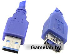 Кабель удлинительный VCOM USB3.0 Am-Af 1,8m (VUS7065-1.8M)