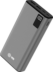 Мобильный аккумулятор Cactus CS-PBFSFA-20000 20000mAh 4.5A 2xUSB-A/USB-C серый