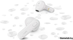 Гарнитура внутриканальные Philips TAT1138WT/00 белый беспроводные bluetooth в ушной раковине