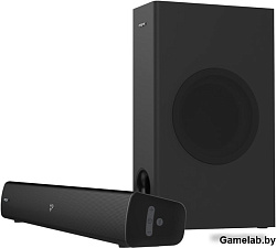 Колонки Creative Stage V2 2.1 черный 80Вт