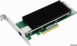 LR-Link NIC PCIe x8, 1 x 10G, Base-T, Intel X540 chipset (FH+LP)