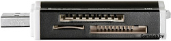 Устройство чтения карт памяти USB2.0 Buro BU-CR-3101 черный