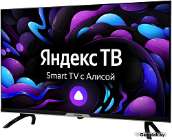 Телевизор LED Hyundai 32" H-LED32BS5003 Яндекс.ТВ Frameless черный HD READY 60Hz DVB-T DVB-T2 DVB-C 
