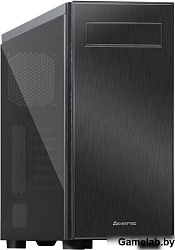 Корпус CHIEFTEC HAWK AL-02B-TG-OP без БП, боковая панель из закаленного стекла, черный, ATX