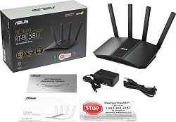 Роутер беспроводной Asus RT-BE58U BE3600 100/1000/2500BASE-T черный