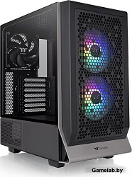 Корпус Thermaltake Ceres 300 TG ARGB черный без БП ATX 3x140mm 2xUSB3.0 1xUSB3.1 audio bott PSU