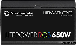 Блок питания Thermaltake Litepower RGB 650W (PS-LTP-0650NHSANE-1) v2.3, A.PFC, 80 Plus , Fan 12 cm, 