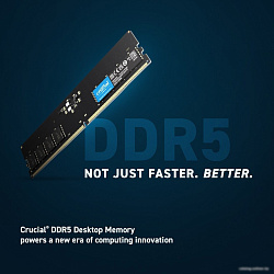 Crucial by Micron 8GB DDR5-5600 UDIMM (CT8G56C46U5) CL46 1.1V 1 Year Warrаnty