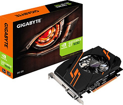 Видеокарты* Видеокарта Gigabyte PCI-E GV-N1030OC-2GI nVidia GeForce GT 1030 2048Mb 64bit GDDR5 1265/