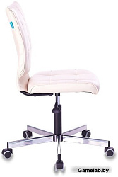 Кресло Бюрократ CH-330M бежевый Orion-10 искусственная кожа крестовина металл хром