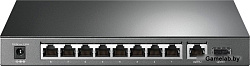 Коммутатор TP-Link TL-SG1210P 9G 1SFP 8PoE+ 63W неуправляемый