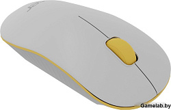 Мышь Acer OMR200 желтый оптическая (1200dpi) беспроводная USB для ноутбука (2but)