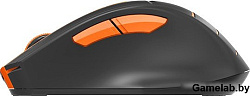 Мышь A4 Fstyler FG30 серый/оранжевый оптическая (2000dpi) беспроводная USB (5but)