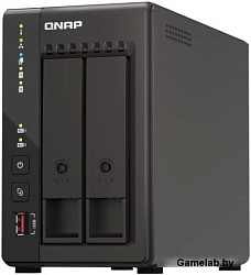 Сетевое хранилище NAS Qnap Original TS-253E-8G 2-bay настольный Celeron J6412