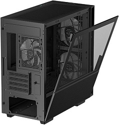Корпус MiniTower Deepcool CH360 black (mATX, без БП, ARGB, USB3.2 Type-A + USB3.2 Type-C) (R-CH360-B
