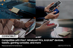 SSD жесткий диск USB3.2 1TB EXT. MU-PE1T0S/WW SAMSUNG