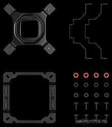 Кулер DEEPCOOL AK400 DIGITAL LGA1700/1200/115X/AM5/AM4 (18шт/кор, TDP 260W, PWM, Fan 120mm, 4 тепл. 