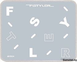 Коврик для мыши A4Tech FStyler FP25 Мини серый/белый 250x200x2мм (FP25 SILVER)