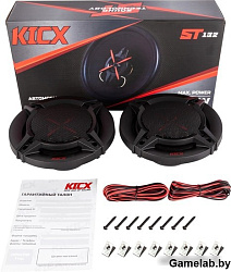 Колонки автомобильные Kicx ST 132 80Вт 89дБ 4Ом 13см (5дюйм) (ком.:2кол.) коаксиальные трехполосные