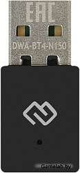 Сетевой адаптер WiFi + Bluetooth Digma DWA-BT4-N150 N150 USB 2.0 (ант.внутр.) 1ант. (упак.:1шт)