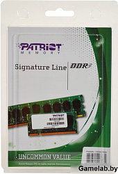 Patriot Signature Line 4GB DDR3 SO-DIMM PC3-12800 [PSD34G16002S]PSD34G16002S