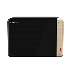 Сетевое хранилище NAS Qnap Original TS-464-8G 4-bay настольный Celeron N5095