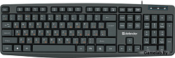 Клавиатура USB HB-164 RU10 CONCEPT BLACK 45164 DEFENDER