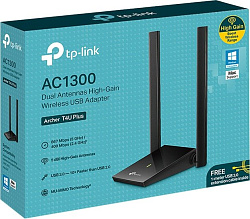 TP-Link Беспроводный двухдиапазонный USB3.0 адаптер Archer T4U Plus, 867Мбит/с + 300Мбит/с