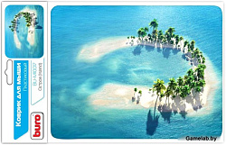 Коврик для мыши Buro BU-M10017 рисунок/остров