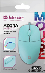 Мышка AZORA MB-241 BLUE 52243 DEFENDER