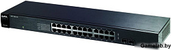 Коммутатор Zyxel GS1100-24-EU0103F 24G 2SFP неуправляемый