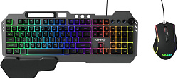 Клавиатура + мышь GMNG 700GMK клав:черный мышь:черный USB Multimedia LED (1533156)