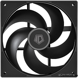 Вентилятор ID-Cooling AS-140-K 140x140x25mm черный 4-pin 14-30dB 200gr Ret