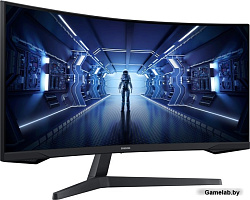 Монитор Samsung 34" C34G55TWWI черный VA LED 1ms 21:9 HDMI матовая 250cd 178гр/178гр 3440x1440 Displ