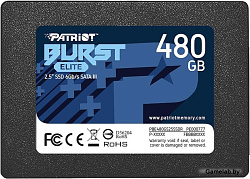 Накопитель SSD Patriot SATA III 480Gb PBE480GS25SSDR Burst Elite 2.5"