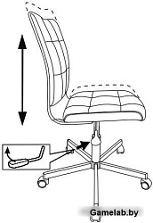 Кресло Бюрократ CH-330M темно-синий Light-27 крестовина металл хром