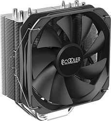 PCCooler Paladin 400 S115X/1200/1700/AM4 (20 шт/кор, TDP 200W, 130mm PWM FAN, 4 тепловые трубки 6мм,