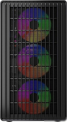 Корпус Powercase Mistral Micro C4B ARGB, Tempered Glass, 4x 120mm ARGB PWM Fan, чёрный, mATX  (CMMCB