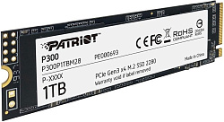 Накопитель SSD Patriot PCI-E x4 1Tb P300P1TBM28 P300 M.2 2280