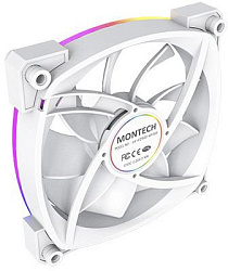 Вентилятор для корпуса Montech AX120 ARGB 120х120x25 белый 4-pin 27дБ (AX120 PWM WHITE) Ret