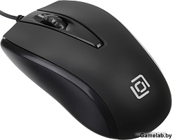 Мышь Oklick 325M черный оптическая (1000dpi) USB (2but)