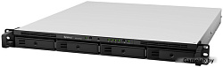 Synology Rack 1U,QC 2.2GHz CPU/8GB(upto64GB)/RAID 0,1,10,5,6,F1/upto4 HS HDD(3.5"/2.5"SATA)or2xM.2 2