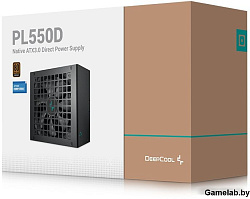 Блок питания Deepcool PL550D (ATX 3.0, 550W, PWM 120mm fan, Active PFC+DC to DC, 80+ BRONZE) RET