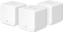 Бесшовный Mesh роутер Mercusys Halo H60X(3-pack) AX1500 10/100/1000BASE-TX белый (упак.:3шт)
