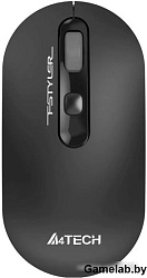 Мышь A4Tech Fstyler FG20S серый оптическая (2000dpi) silent беспроводная USB для ноутбука (3but)