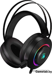 Наушники с микрофоном A4 Bloody G521 черный 2.3м мониторные USB оголовье (G521 (BLACK))