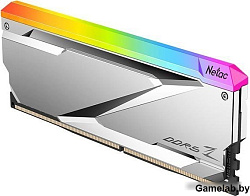 Память DDR 5 DIMM 32Gb (16Gbx2) 7600Mhz, Netac Z NTZED5P76DP-32S RGB DDR5-7600 32GB (16GB x 2) C36 S