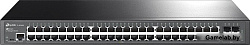 TP-Link JetStream управляемый коммутатор уровня 2+ на 48 гигабитных портов и 4 гигабитных uplink-пор
