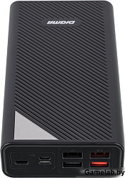 Мобильный аккумулятор Digma DGP-30000-4U 30000mAh QC4.0/PD3.0 22.5W 3A 4xUSB-A/USB-C черный (DGP-300