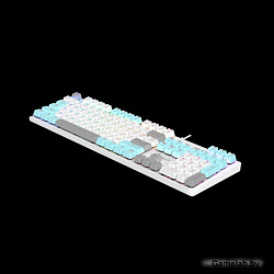 Клавиатура A4Tech Bloody S510N механическая белый USB for gamer LED